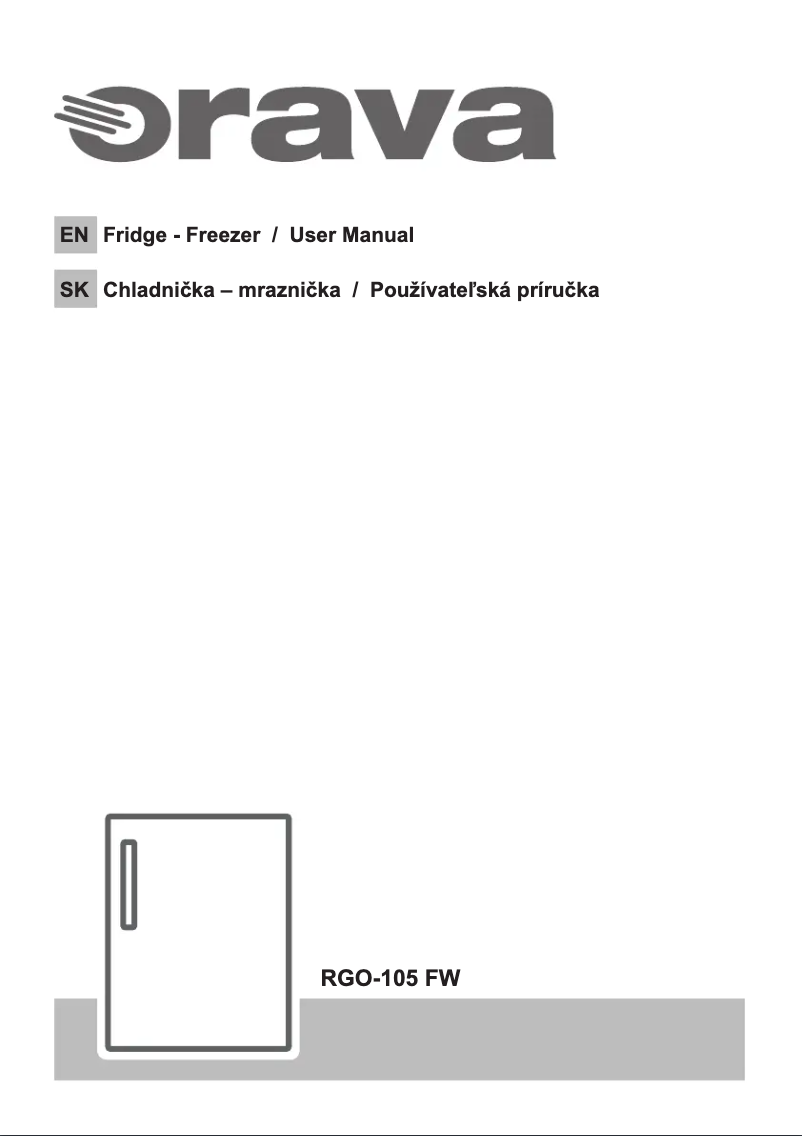 Page 1 de la notice Manuel utilisateur Orava RGO-105 FW