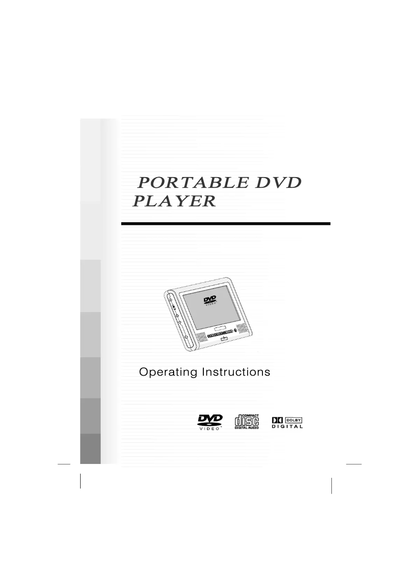 Page 1 de la notice Manuel utilisateur Coby TF-DVD7705