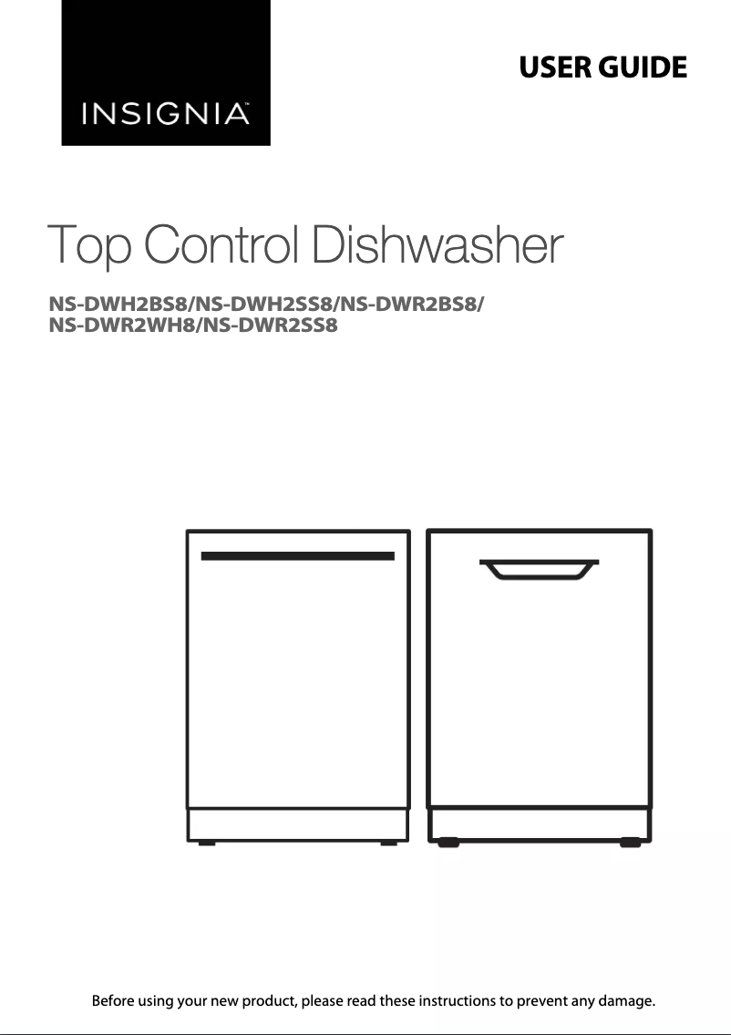 Page 1 de la notice Manuel utilisateur Insignia NS-DWR2WH8