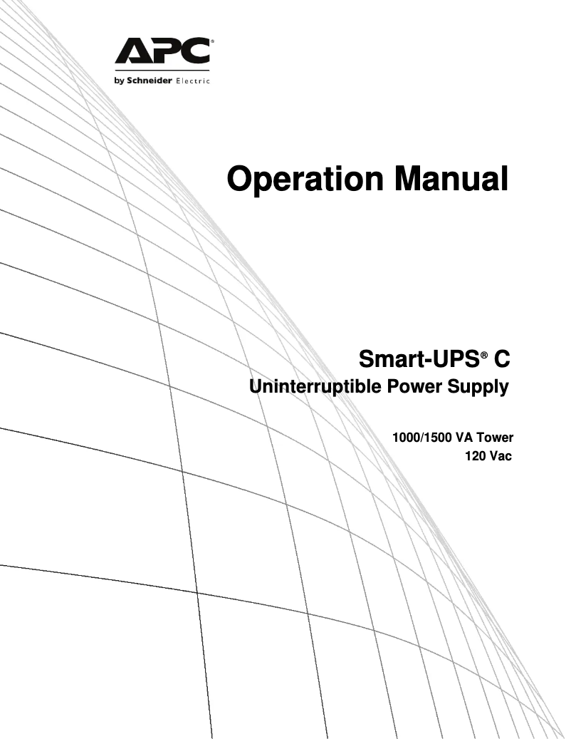 Página 1 del manual Manual de usuario APC Smart-UPS C 1000VA LCD 120V