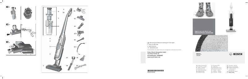 Página 1 del manual Manual de usuario Bosch Athlet Zoo'o BBH6256P1