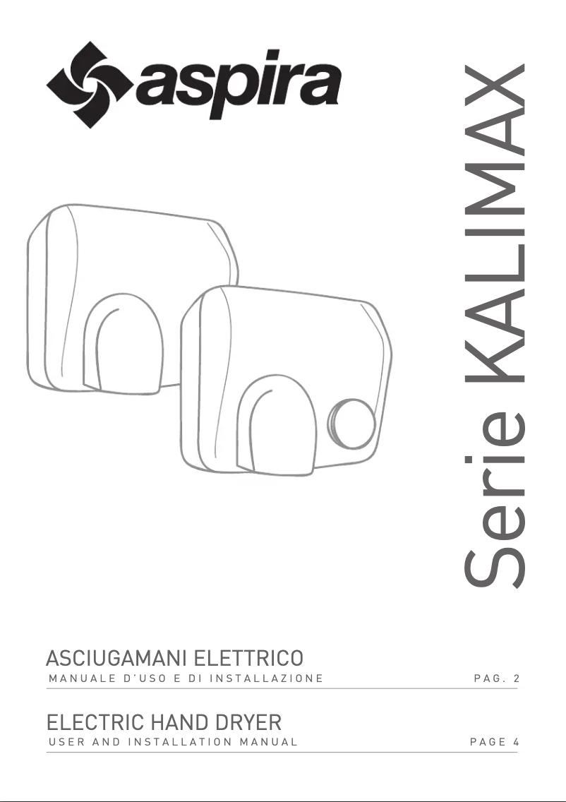 Page 1 de la notice Fiche technique Fantini Cosmi KALIMAX 25P