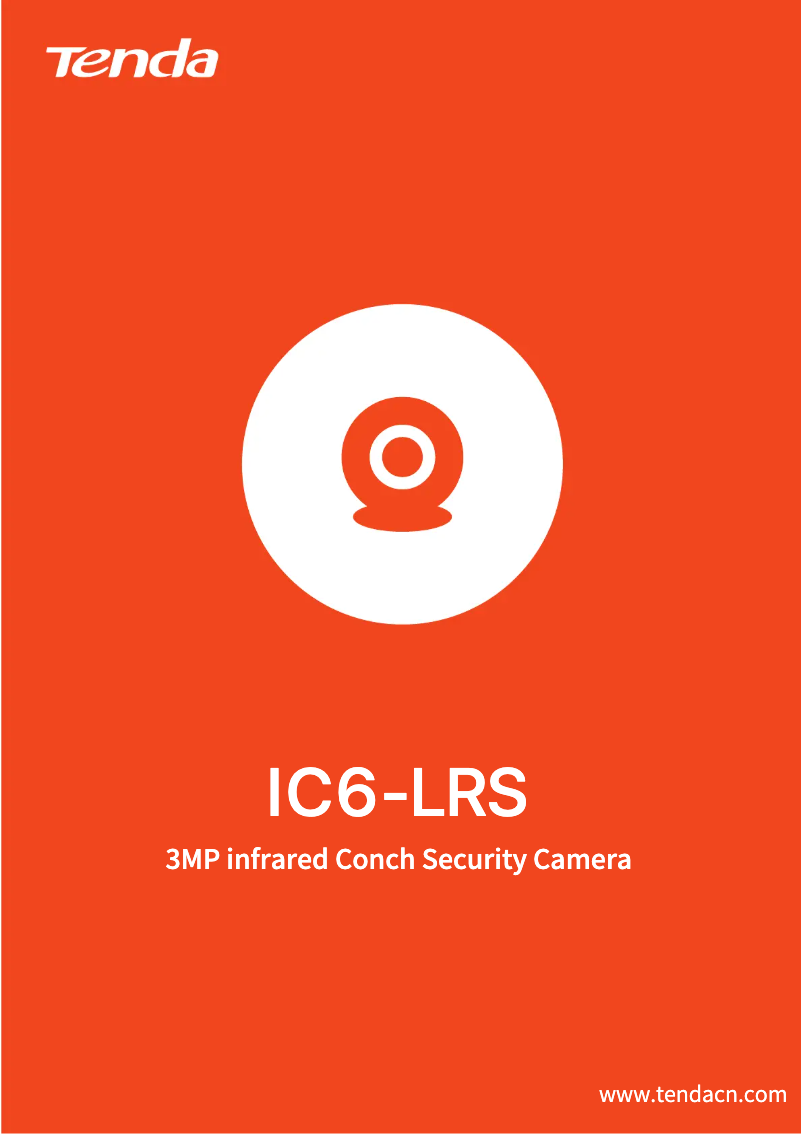 Page 1 de la notice Fiche technique Tenda IC6-LRS