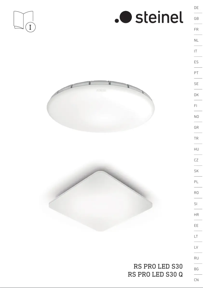 Page 1 of the manual User Manual Steinel RS PRO S30 Q SC