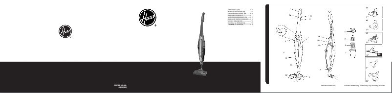 Página 1 del manual Manual de usuario Hoover Diva DF71 DB01011