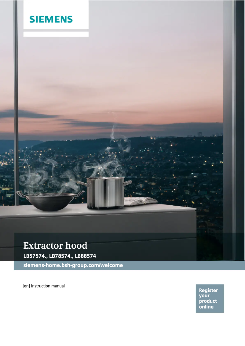 Page 1 de la notice Manuel utilisateur Siemens LB57574AU