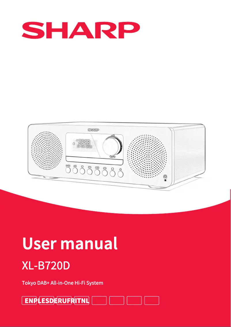 Image de la première page du manuel de l'appareil XL-B720D