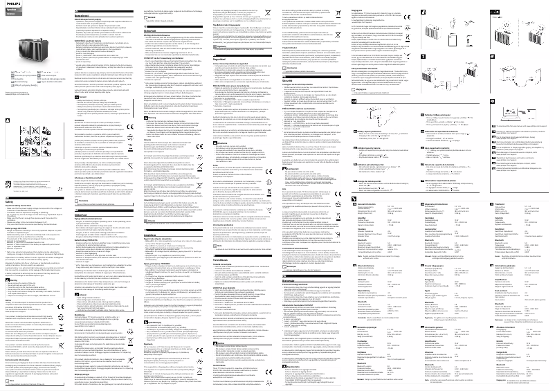 Page 1 of the manual Quick Start Guide Philips TAVS500