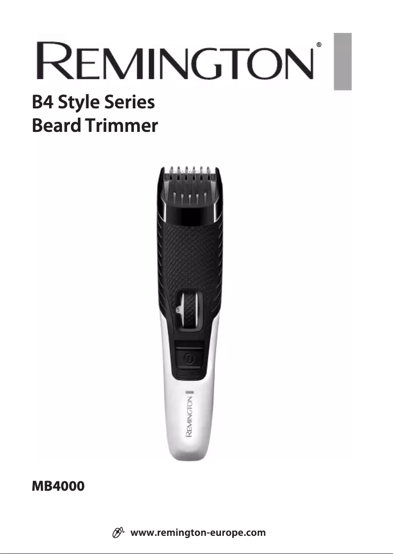 Page 1 de la notice Manuel utilisateur Remington B4 Style MB4000