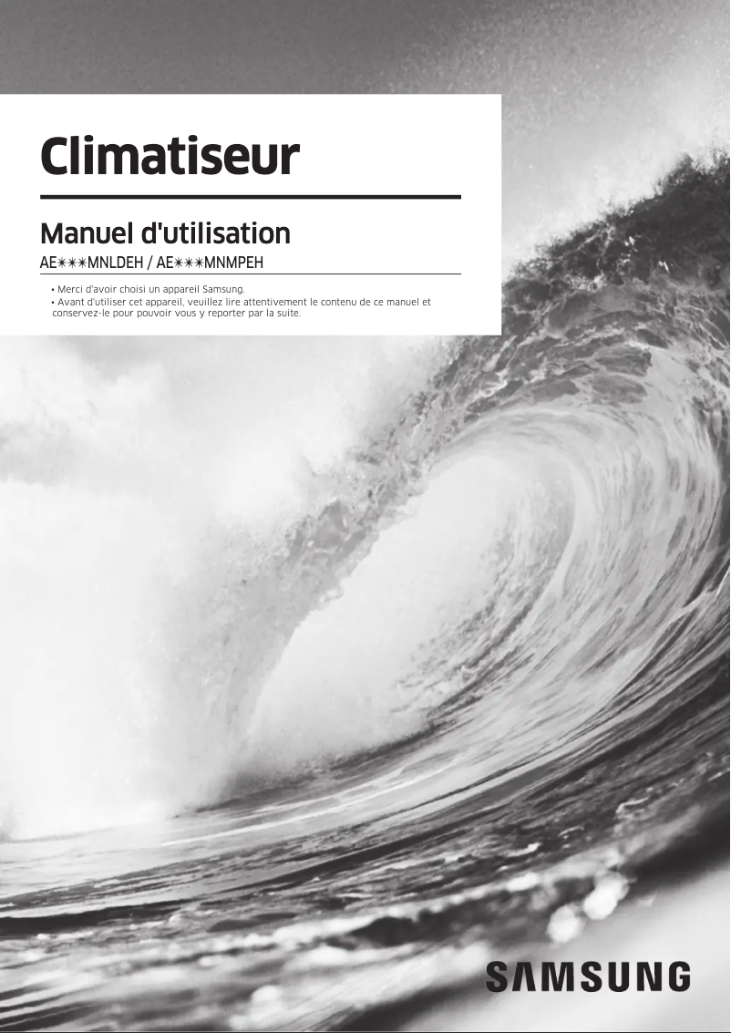 Página 1 del manual Manual de usuario Samsung AE071MNMPEH