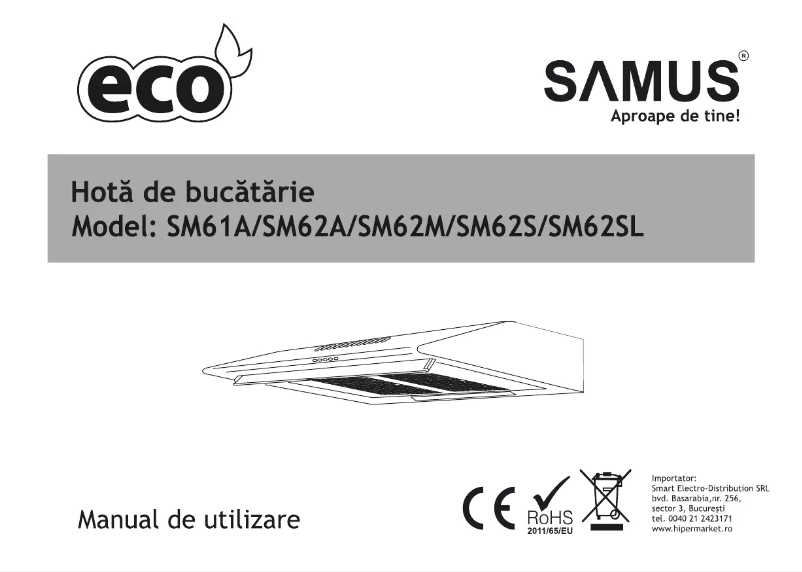 Página 1 del manual Manual de usuario Samus SM61A