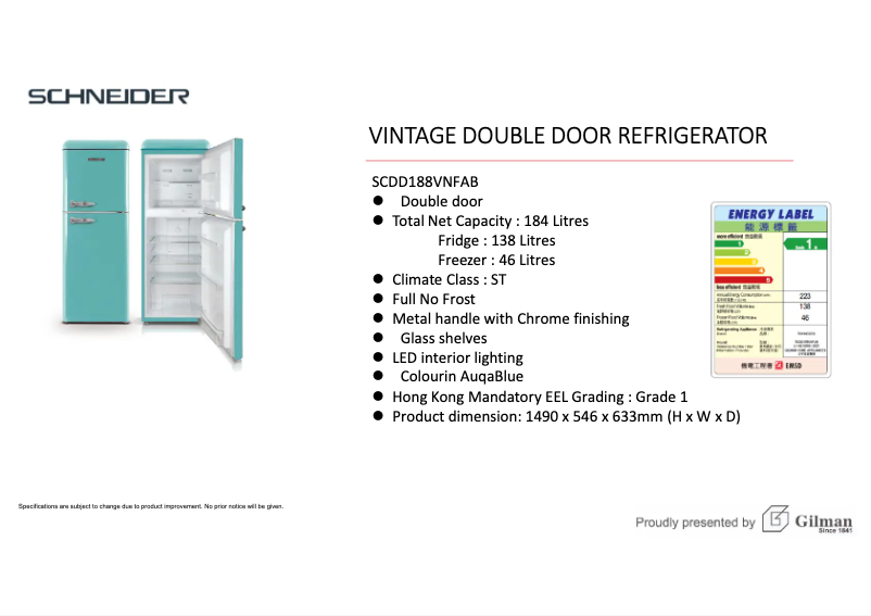 Página 1 del manual Catálogo Schneider SCDD188VNFAB