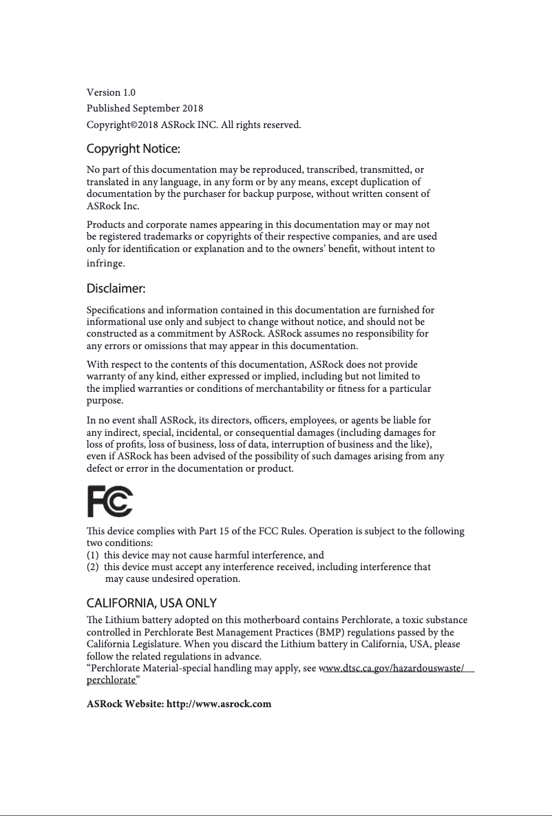 Page 1 de la notice Manuel utilisateur Asrock A320M-DVS R3.0