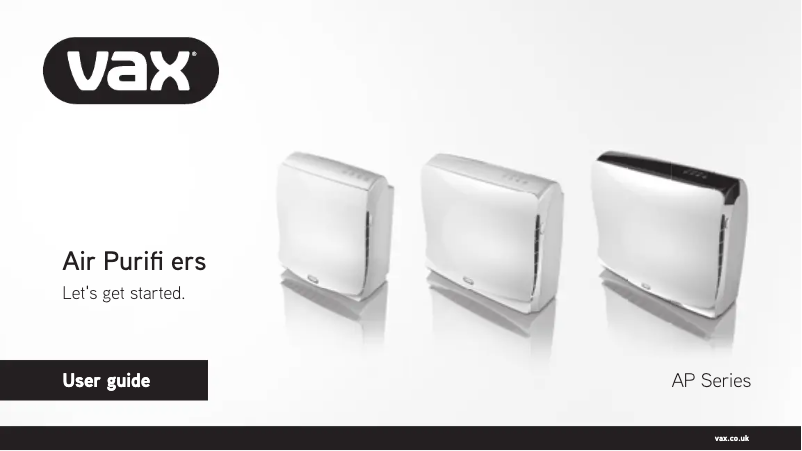 Página 1 del manual Manual de usuario Vax AP01