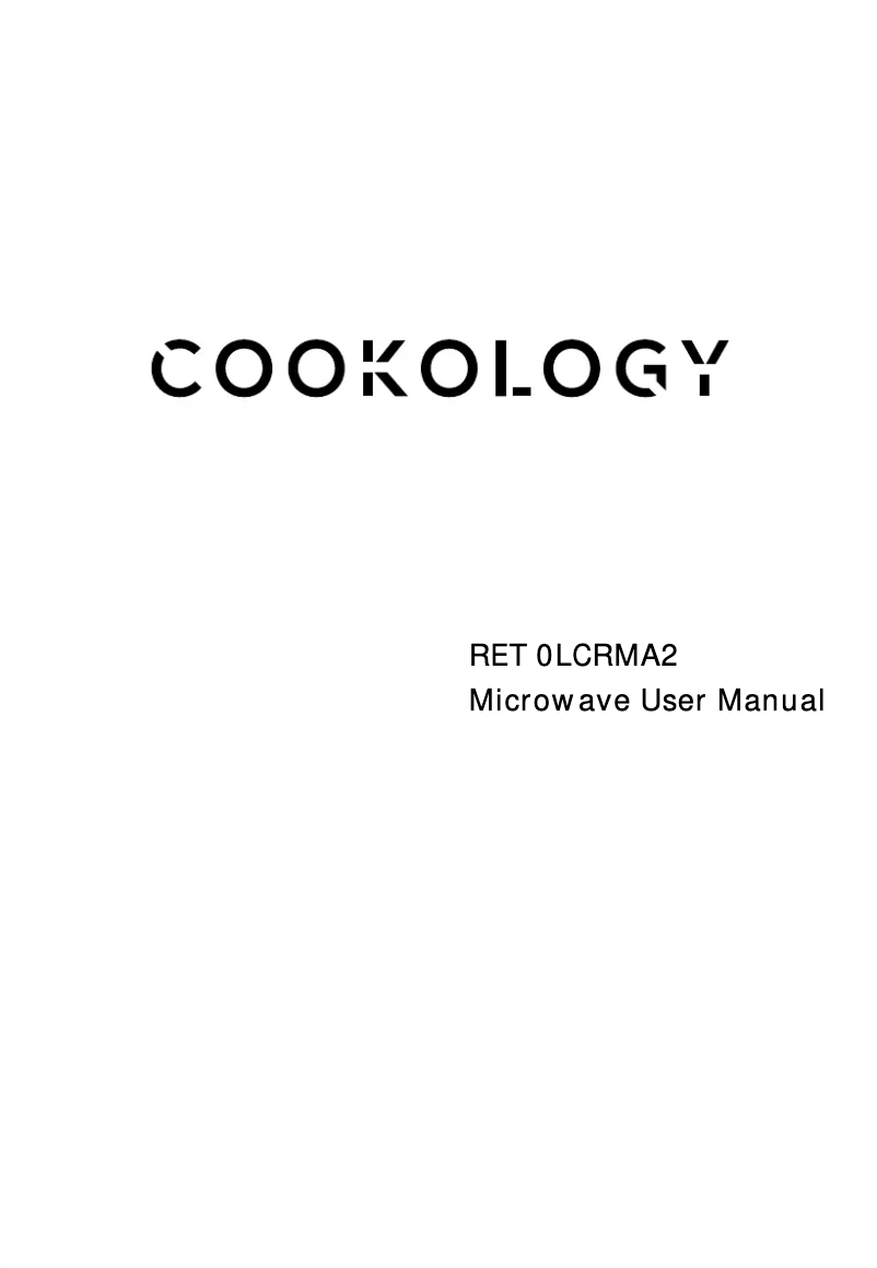 Page 1 de la notice Manuel utilisateur Cookology RETMA20LCR