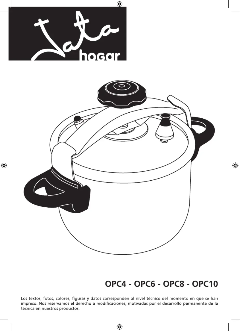 Page 1 de la notice Manuel utilisateur Jata OPC4