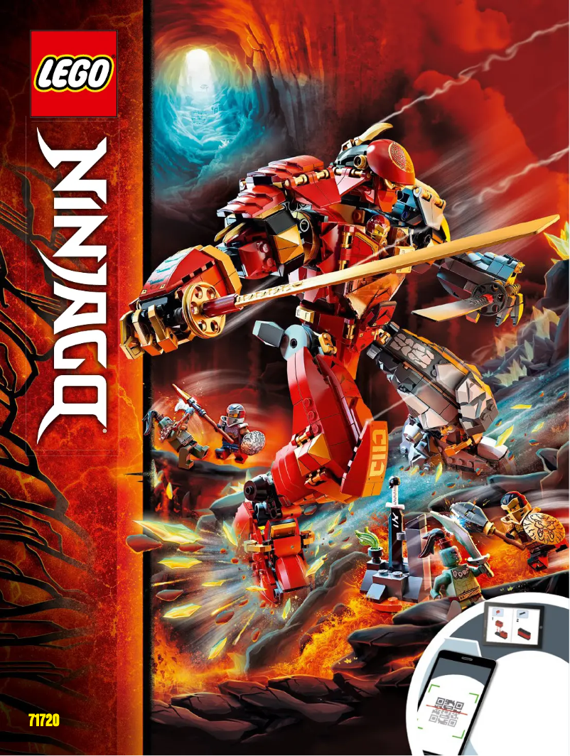 Page 1 de la notice Manuel utilisateur Lego Ninjago 71720