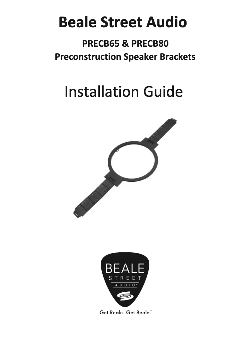 Page 1 de la notice Manuel utilisateur Beale PRECB65