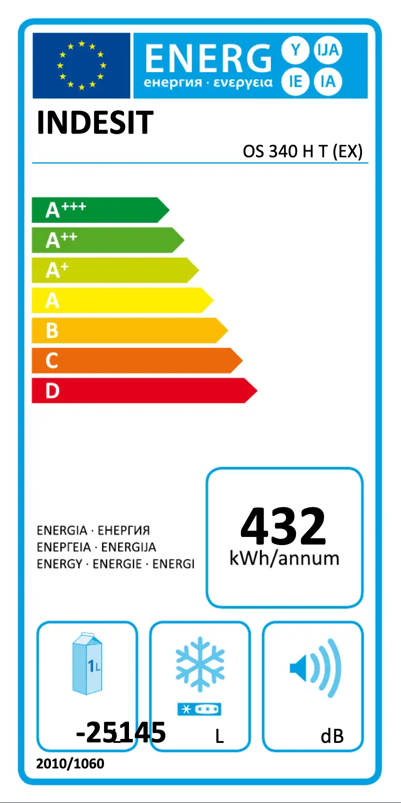 Page n°1 - Manuel utilisateur Indesit OS 340 H T (EX)