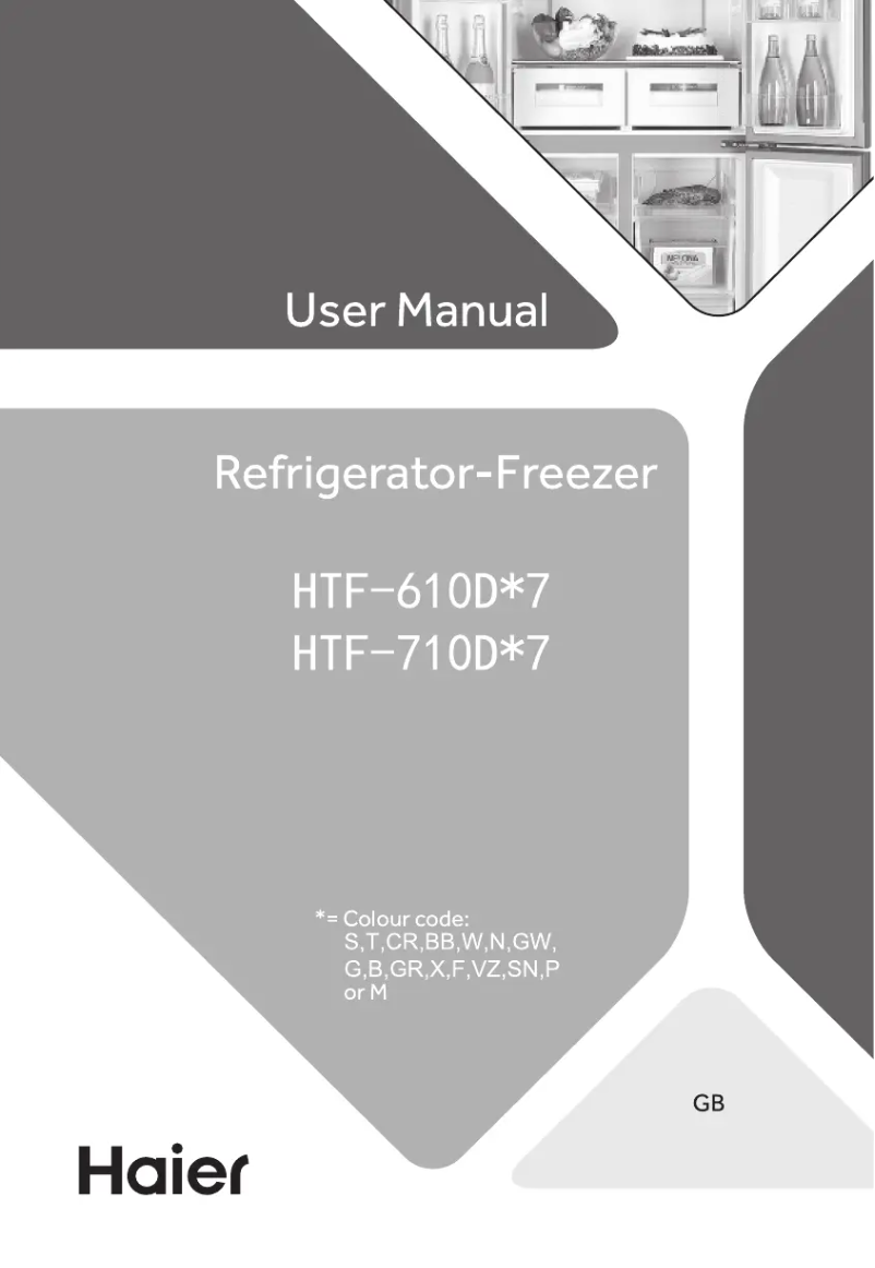 Página 1 del manual Manual de instrucciones Haier HRF-629IF6