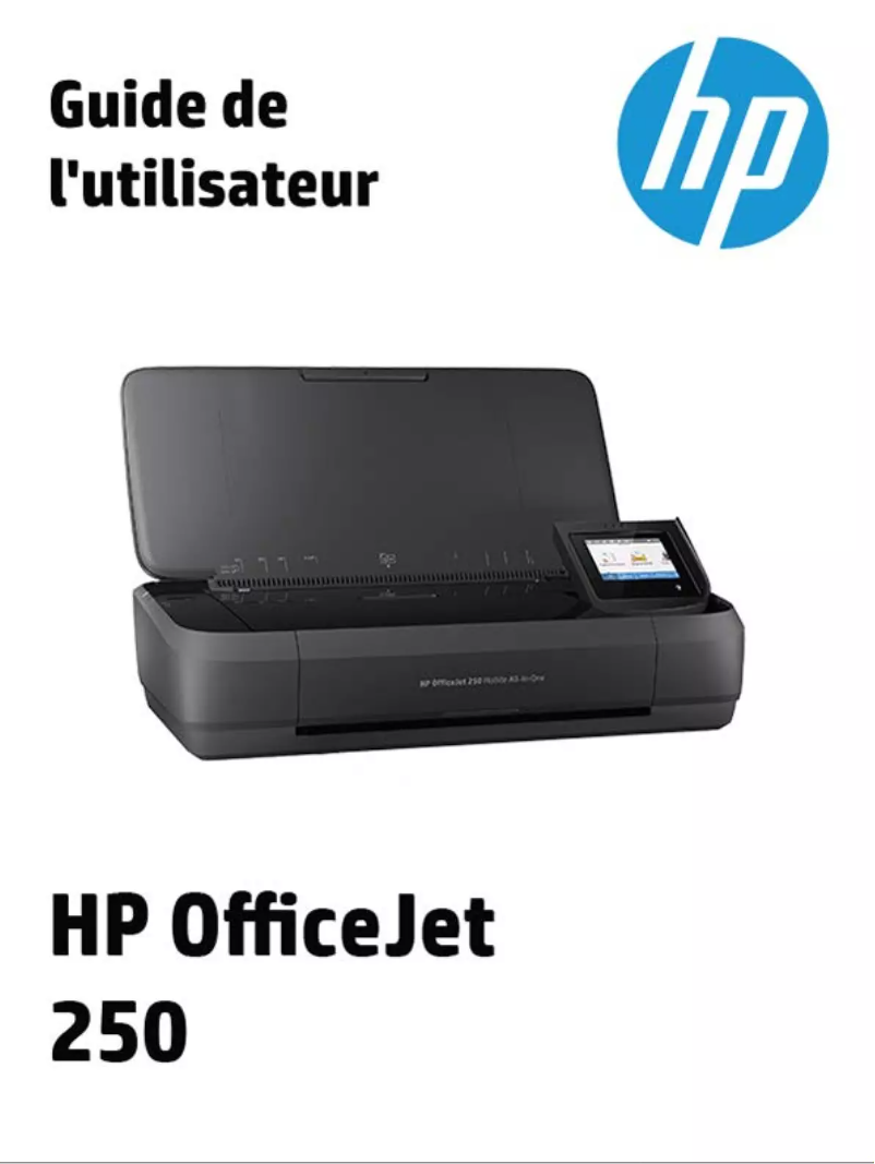 Page 1 de la notice Manuel utilisateur HP OfficeJet 250