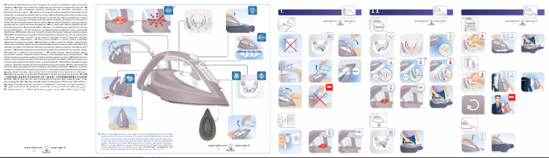 Page 1 de la notice Manuel utilisateur Tefal FV5615E0