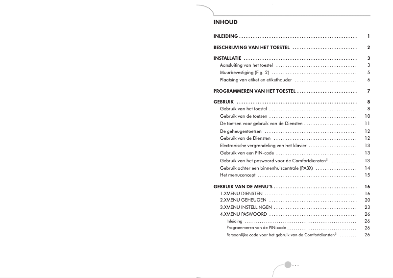 Image de la première page du manuel de l'appareil Maestro 350
