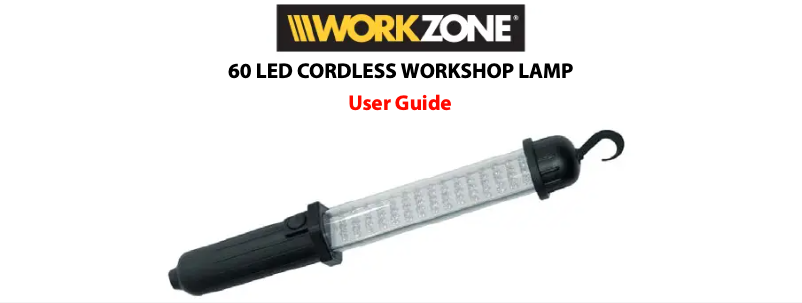 Page 1 de la notice Manuel utilisateur Workzone GT-AL60-LED3