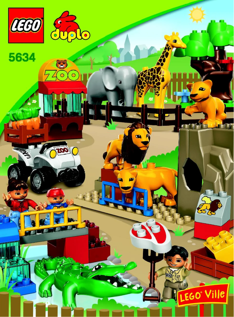 Page 1 de la notice Manuel utilisateur Lego Duplo 5634
