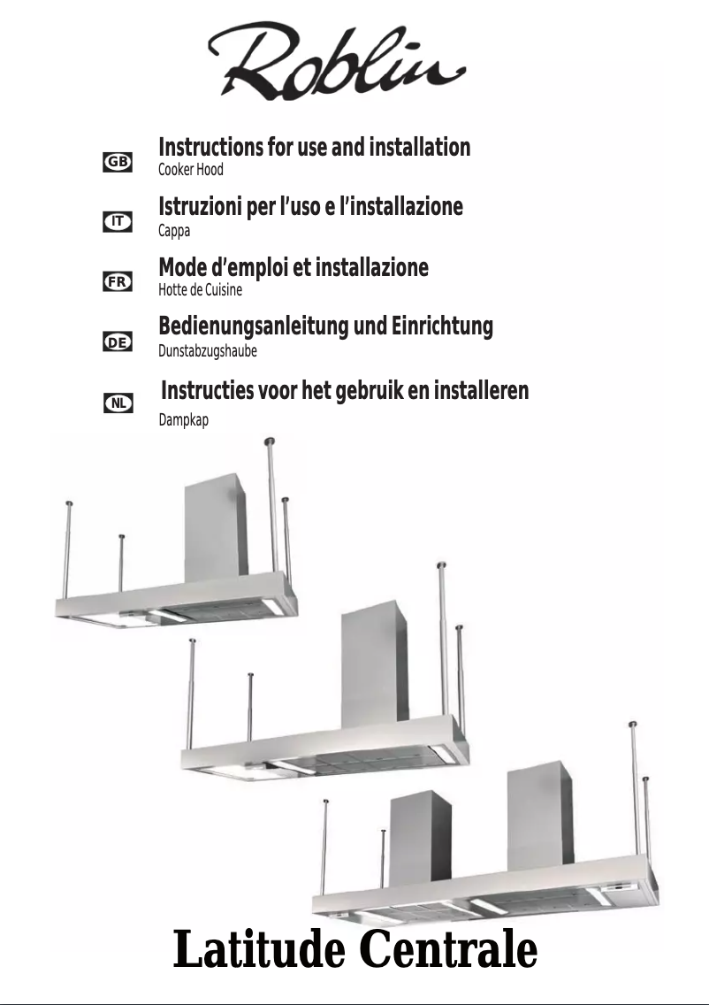Página 1 del manual Manual de usuario Roblin Latitude 1800