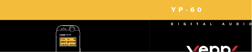 Página 1 del manual Manual de usuario Samsung Yepp Sports