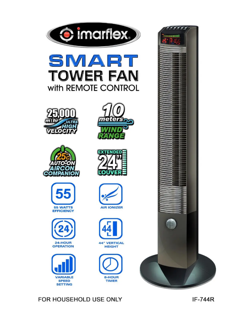 Página 1 del manual Manual de usuario Imarflex IF-744R