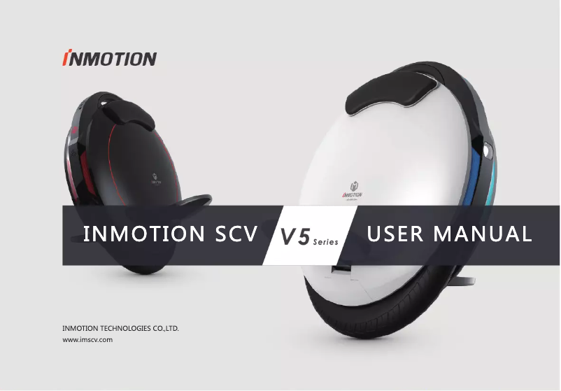 Page 1 de la notice Manuel utilisateur InMotion V5