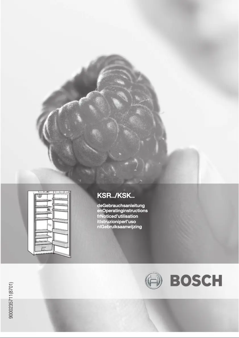 Page 1 of the manual User Manual Bosch KSR34N00