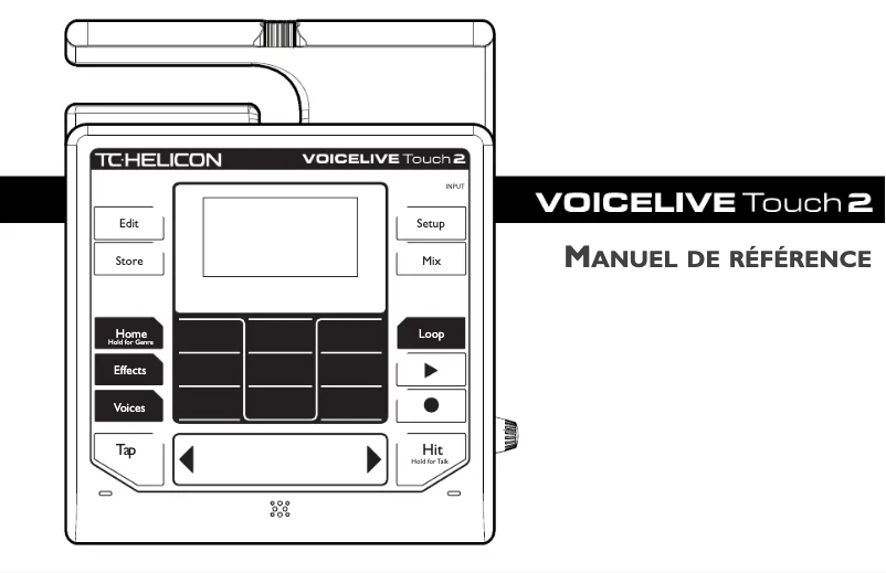 Page 1 de la notice Manuel utilisateur TC Helicon Voicelive Touch 2
