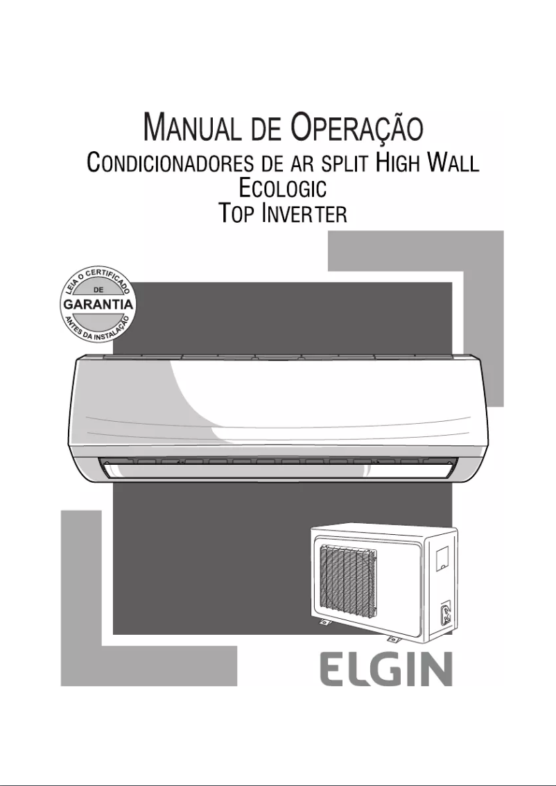 Page 1 of the manual User Manual Elgin HIQE09B2NA