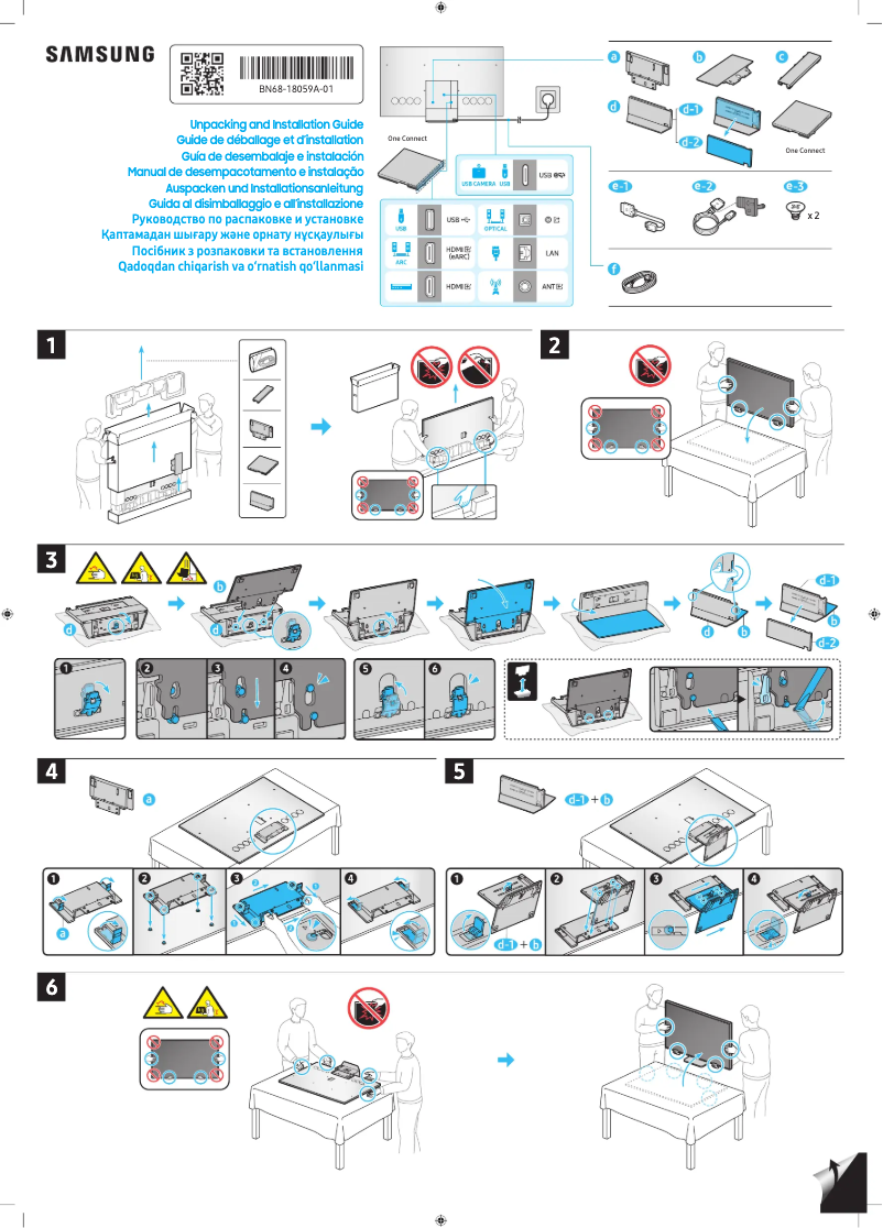 Página 1 del manual Manual de usuario Samsung QA65QN900DW