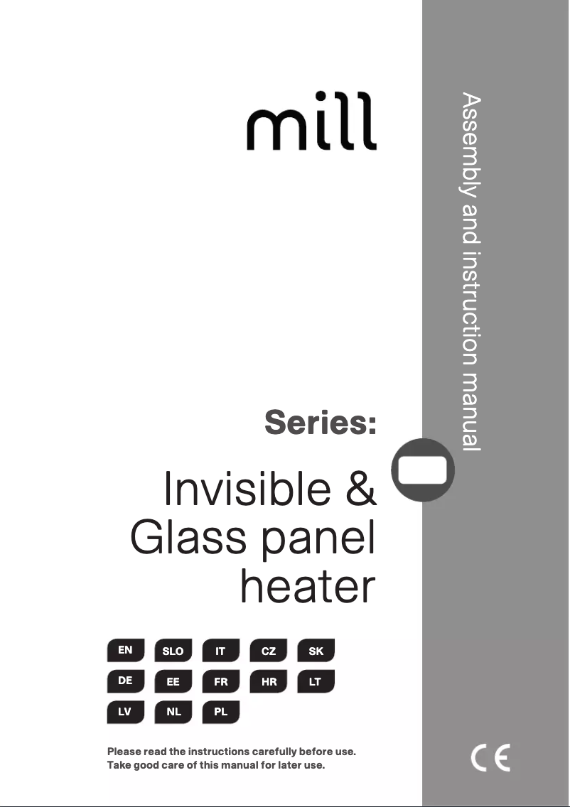 Page 1 de la notice Manuel utilisateur Mill IB250