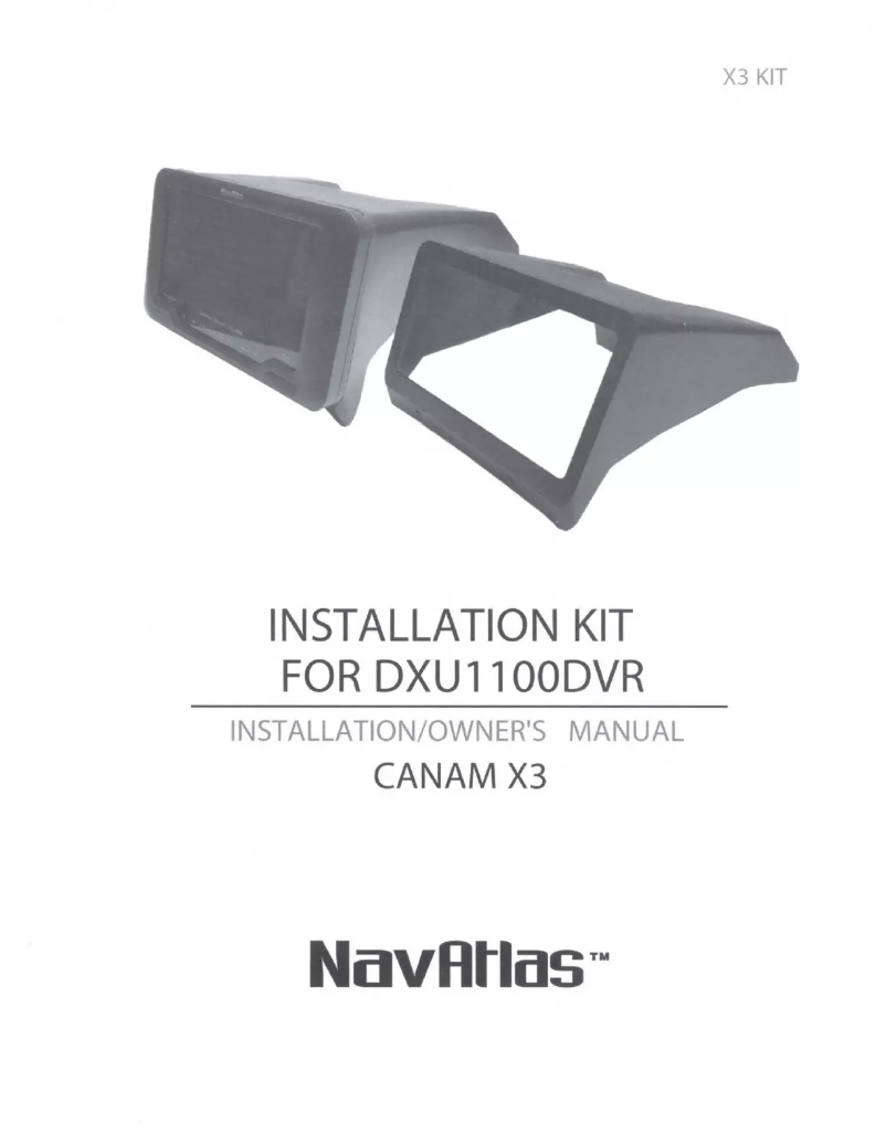 Page 1 of the manual User Manual NavAtlas CanAm X3