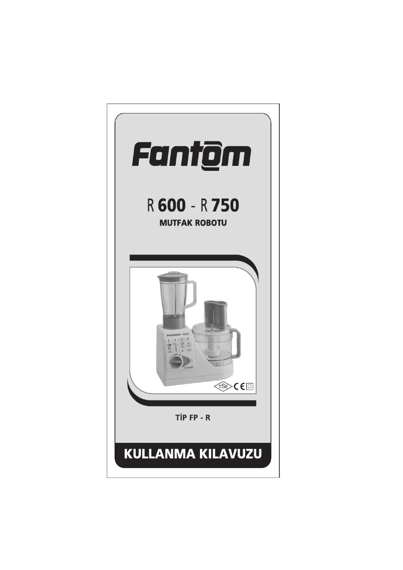 Página 1 del manual Manual de usuario Fantom R 750