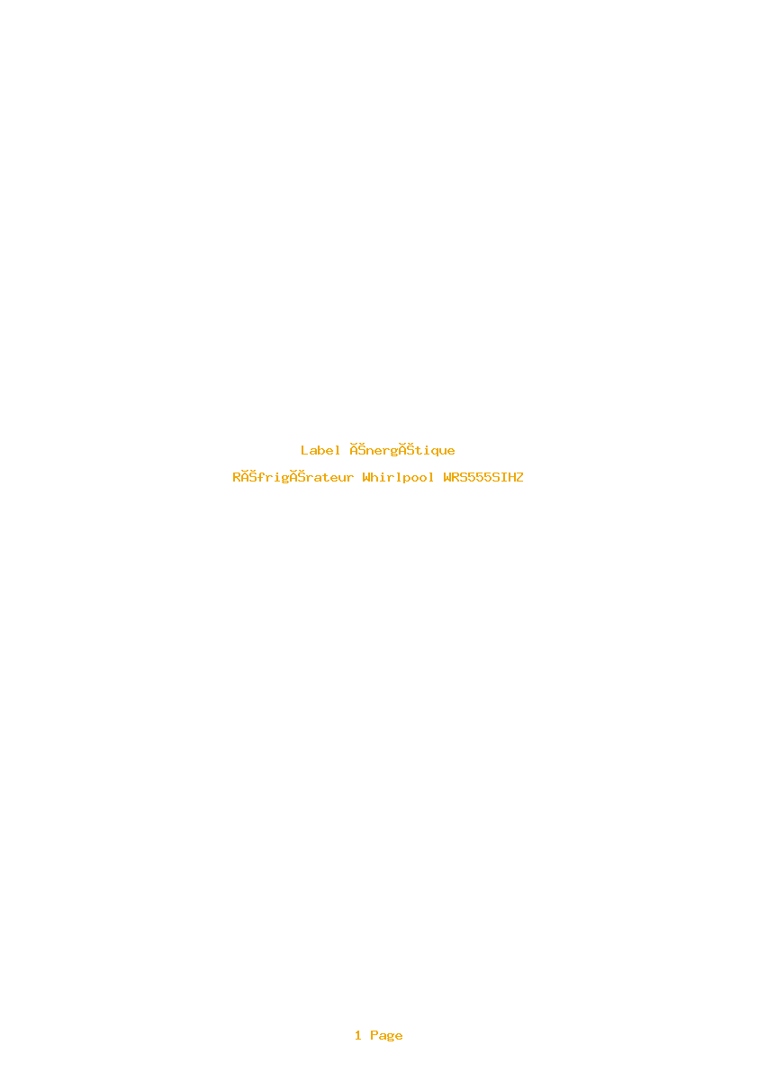 Image de la première page du manuel de l'appareil WRS555SIHZ
