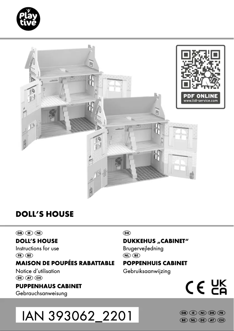 Page 1 de la notice Manuel utilisateur Playtive IAN 393062