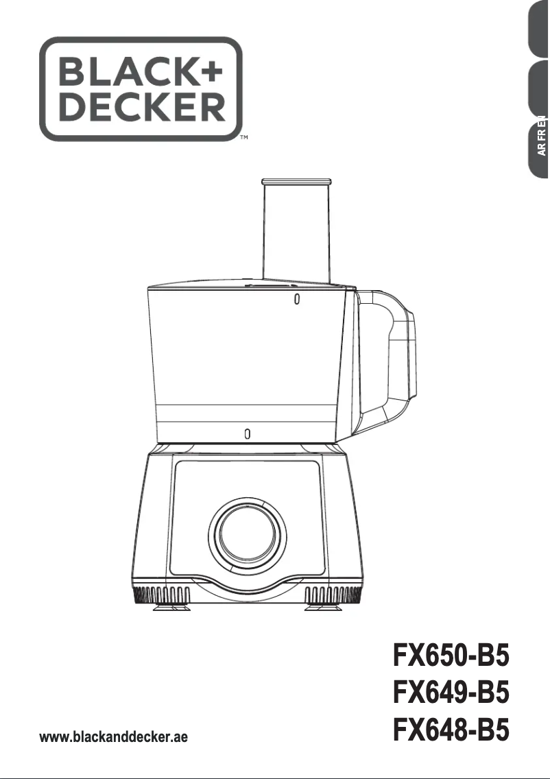 Página 1 del manual Manual de usuario Black & Decker FX650