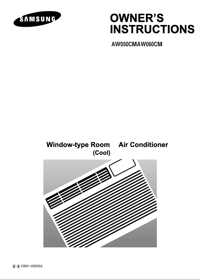 Page 1 de la notice Manuel utilisateur Samsung AW060CM/XAA