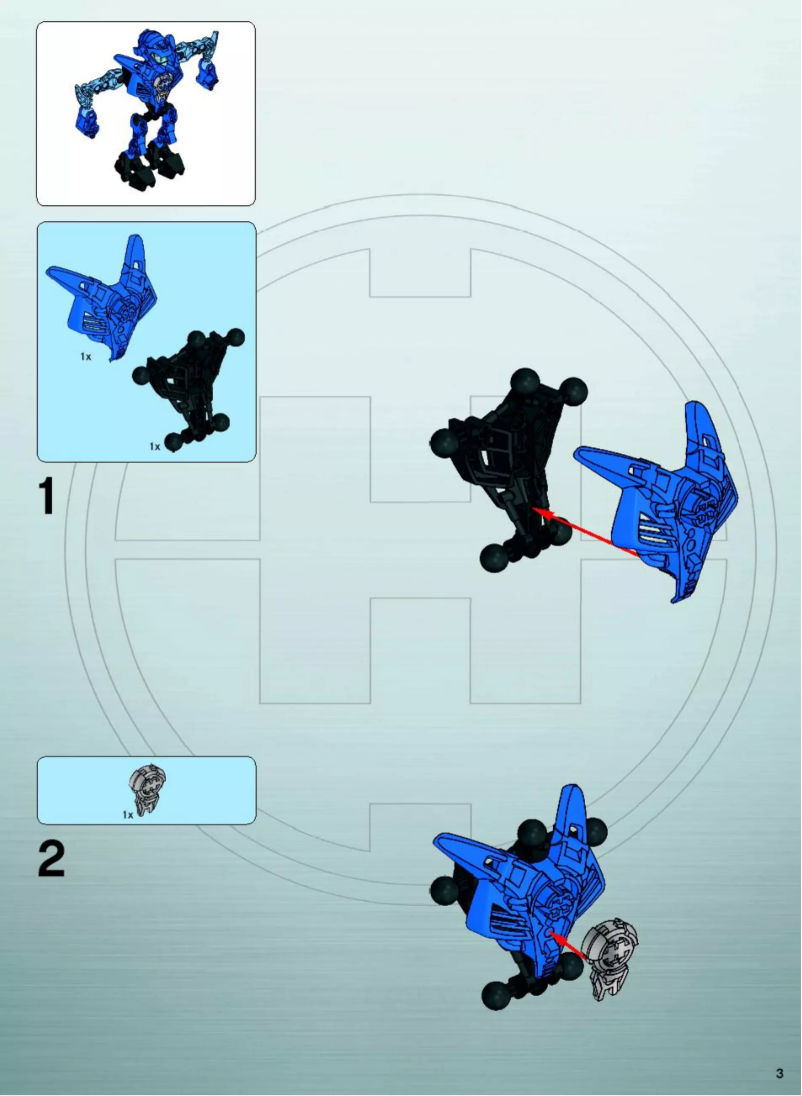 Page 1 of the manual User Manual Lego Hero Factory Drop Ship