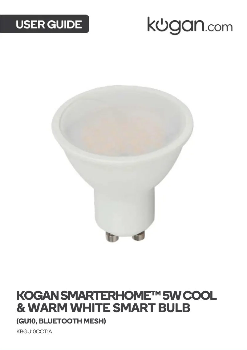 Página 1 del manual Manual de usuario Kogan KBGU10CCT1A