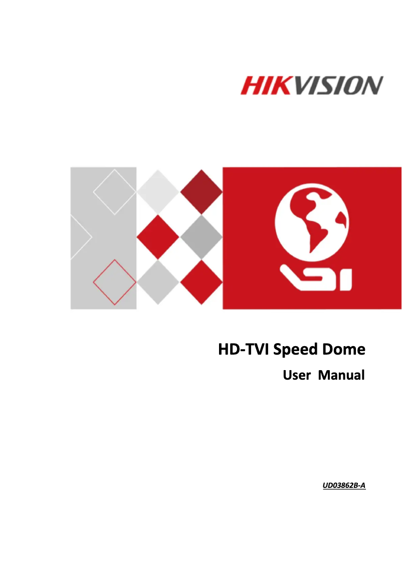Page 1 de la notice Manuel utilisateur Hikvision DS-2AE7232TI-A