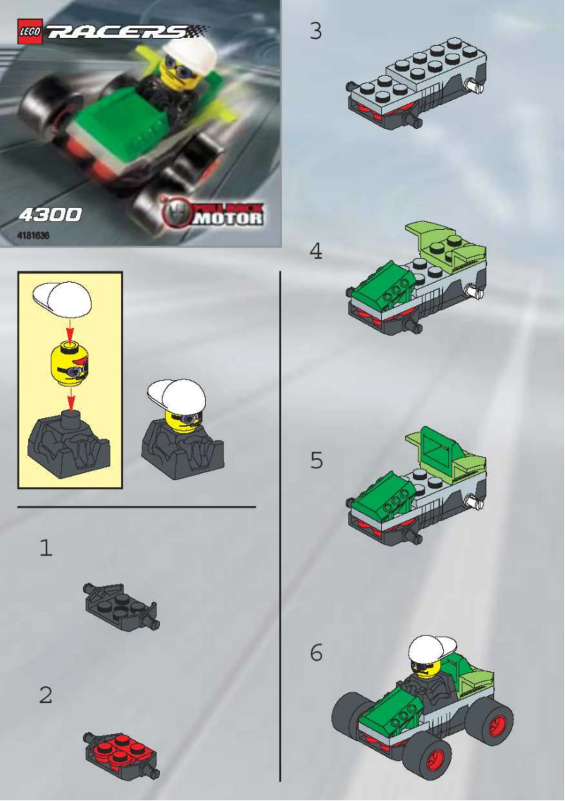 Page 1 de la notice Manuel utilisateur Lego Green LEGO® Car