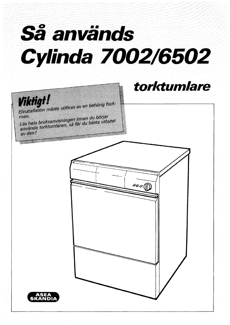 Página 1 del manual Manual de usuario Cylinda 6502