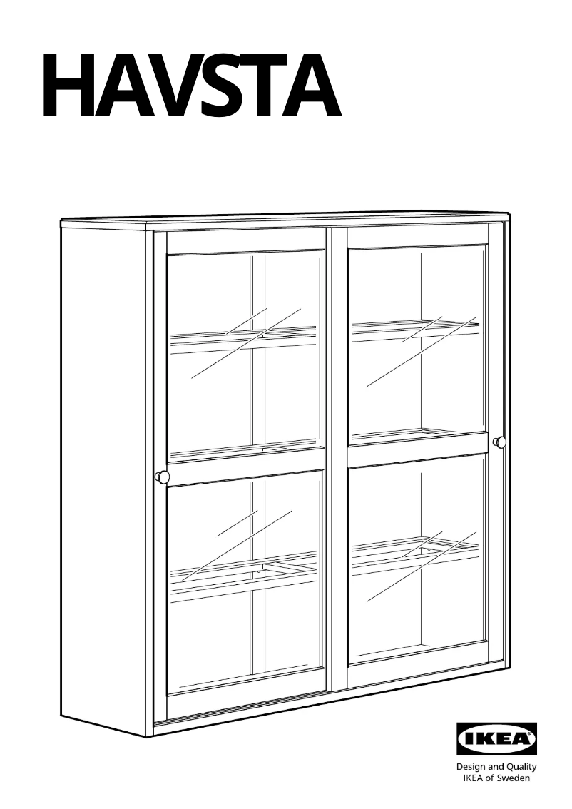 Page 1 de la notice Manuel utilisateur Ikea HAVSTA 005.292.56